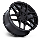 Niche 1PC NC281 RISE 22x10.5 Inch Gloss Black Alloy Wheel with 5x112 Bolt Pattern and +38 Offset