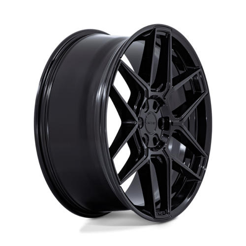 Niche 1PC NC281 RISE 22x9.5 Gloss Black Wheel with 5x112 Bolt Pattern and +20 Offset