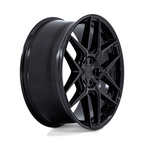 Niche 1PC NC281 RISE 22x10.5 Inch Gloss Black Alloy Wheel with 5x115 Bolt Pattern and +18 Offset