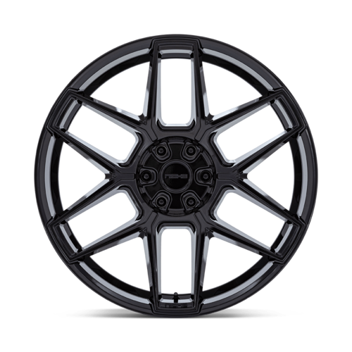 Niche 1PC NC281 RISE 22x9.5 Gloss Black Wheel with 5x112 Bolt Pattern and +20 Offset
