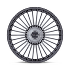 Niche 1PC NC282 Serene 22x10.5 Inch Alloy Wheel with 5x108/114.3 Bolt Pattern and 45mm Offset in Gloss Titanium Brushed Finish
