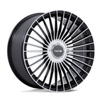 Niche 1PC NC282 Serene 24x10 Gloss Black Machined Wheel with 5x130 Bolt Pattern and +20 Offset