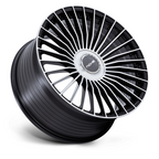 Niche 1PC NC282 Serene 24x10 Gloss Black Machined Wheel with 5x130 Bolt Pattern and +20 Offset