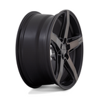 Niche 1PC M271 Teramo 20x9 Matte Black Wheel with 5x120 Bolt Pattern and +35 Offset