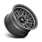 Fuel 1PC D668 NITRO 17x9 Matte Gunmetal Wheel with 5x127 Bolt Pattern and -12 Offset