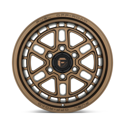 Fuel 1PC D669 NITRO 17x9 Matte Bronze Wheel with 6x139.7 Bolt Pattern and 106.10mm Center Bore
