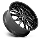 DUB 1PC OG 26x10 Black Gloss Milled Wheel with 6x139.7 Bolt Pattern and +25 Offset