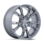 Performance Replicas PR137S 18x8 Silver Gray Wheel with 5x127 Bolt Pattern and 71.50mm Center Bore