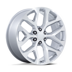 Performance Replicas PR177 20x9 Silver Machined Wheel with 6x139.7 Bolt Pattern and +24 Offset