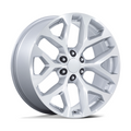 Performance Replicas PR177 24x10 Silver Machined Wheel with 6x139.7 Bolt Pattern and +24 Offset