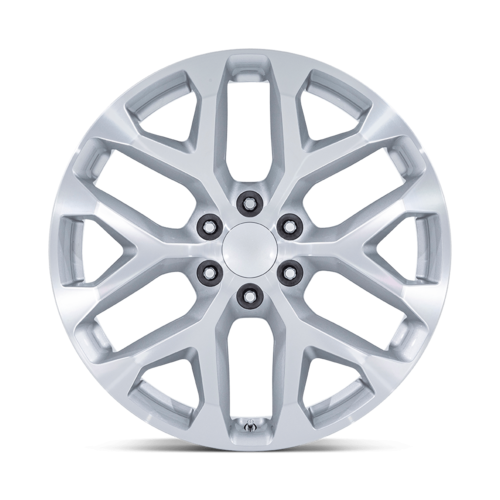 Performance Replicas PR177 22x9 Silver Machined Wheel with 6x139.7 Bolt Pattern and +24 Offset
