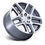 Performance Replicas PR203 20x9 Gunmetal Machined Aluminum Wheel with 6x139.7 Bolt Pattern and +28 Offset