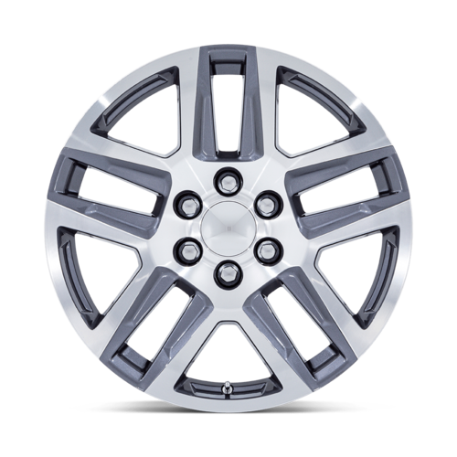 Performance Replicas PR203 22x9 Gunmetal Machined Wheel with 6x139.7 Bolt Pattern and +28 Offset
