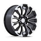 Performance Replicas PR211 26x10 Gloss Black Machined Face Wheel with 6x139.7 Bolt Pattern and 78.10 Center Bore