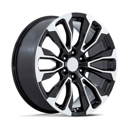 Performance Replicas PR211 22x9 Gloss Black Machined Face Wheel