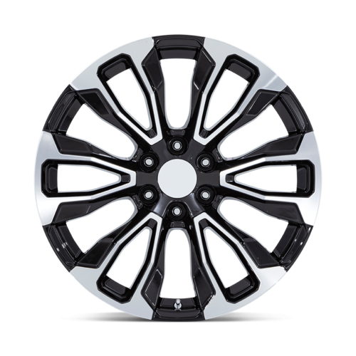 Performance Replicas PR211 24x10 Gloss Black with Machined Face Wheel with 6x139.7 Bolt Pattern and 78.10 Center Bore