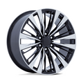 Performance Replicas PR226 22x9 Gloss Black Polished Wheel with 6x139.7 Bolt Pattern and +28 Offset