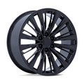 Performance Replicas PR226 24x10 Inch Gloss Black Wheel with 6x139.7 Bolt Pattern and +31 Offset