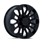 Performance Replicas PR228 22x8.5 Inch Gloss Black Wheel with 8x165.1 Bolt Pattern and +15 Offset