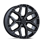 Performance Replicas PR177 20x9 Inch Gloss Black Milled Off-Road Wheel