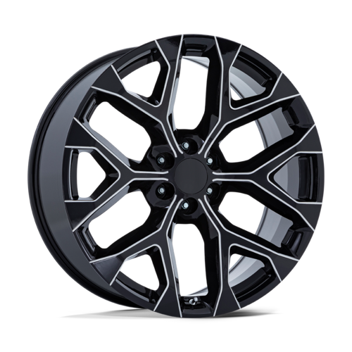 Performance Replicas PR177 22x9 Gloss Black Milled Off-Road Wheel with 6x139.7 Bolt Pattern and +24 Offset