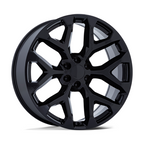 Performance Replicas PR177 24x10 Inch Gloss Black Wheel with 6x139.7 Bolt Pattern and +24 Offset