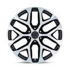 Performance Replicas PR177 20x9 Gloss Black Machined Face Wheel with 6x139.7 Bolt Pattern and +24 Offset