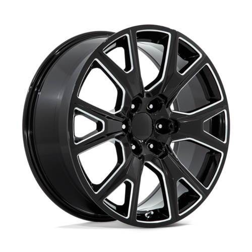 Performance Replicas PR199M 22x9 Gloss Black Milled Wheel with 6x139.7 Bolt Pattern and 78.10 Center Bore