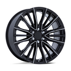 Performance Replicas PR223 22x9 Gloss Black Milled Wheel with 6x139.7 Bolt Pattern and +28 Offset
