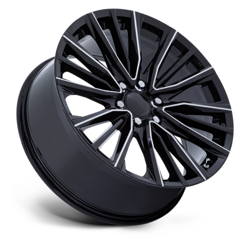 Performance Replicas PR223 26x10 Inch Gloss Black Milled Wheel with 6x139.7 Bolt Pattern and +28 Offset