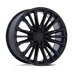 Performance Replicas PR223 22x9 Gloss Black Wheel with 6x139.7 Bolt Pattern and +28 Offset