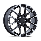 Performance Replicas PR224 22x9 Gloss Black Machined Wheel with 6x139.7 Bolt Pattern and +28 Offset