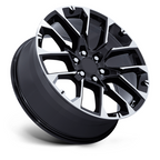 Performance Replicas PR224 22x9 Gloss Black Machined Wheel with 6x139.7 Bolt Pattern and +28 Offset