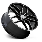 Petrol PE P5C 20x8.5 Inch Gloss Black Machined Cut Face Wheel with 5x115 Bolt Pattern and +40 Offset
