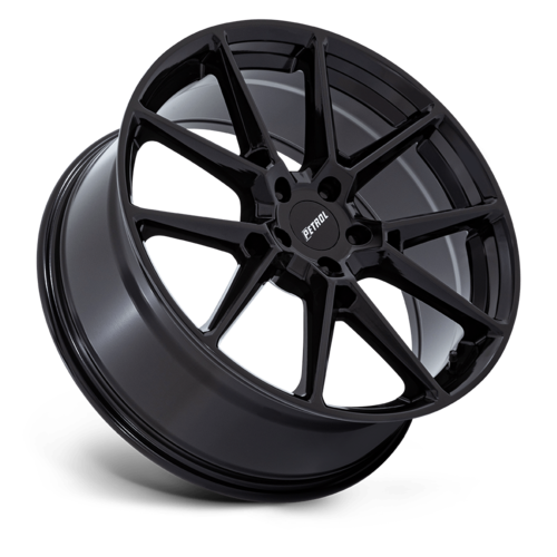Petrol PE002 P1E 17x8 Gloss Black Wheel with 5x120 Bolt Pattern and +35 Offset