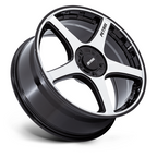 Petrol P2E 18x8 Gloss Black Machined Wheel with 5x112/120 Bolt Pattern and +35 Offset