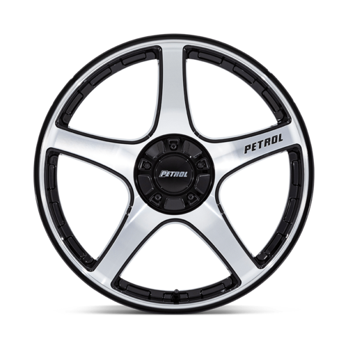 Petrol P2E 19x8 Gloss Black Machined Wheel with 5x112/120 Bolt Pattern and +35 Offset