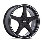 Petrol P2E 20x8.5 Inch Gloss Black Wheel with Machined Lip, 5x110/115 Bolt Pattern, +40 Offset