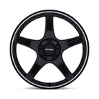 Petrol P2E 20x8.5 Inch Gloss Black Wheel with Machined Lip, 5x110/115 Bolt Pattern, +40 Offset