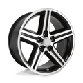 Performance Replicas PR148B 16x8 Gloss Black Machined Wheels with 5x120.65 Bolt Pattern