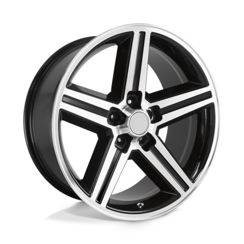 Performance Replicas PR148B 18x8 Gloss Black Machined Wheel with 5x120.65 Bolt Pattern and 73.10 Center Bore