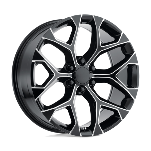 Performance Replicas PR176M 22x9 Gloss Black Milled Wheels with 6x139.7 Bolt Pattern