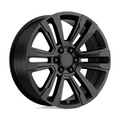 Performance Replicas PR182SB 22x9 Satin Black Wheel with 6x139.7 Bolt Pattern and 78.10 Center Bore