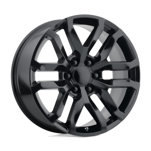 Performance Replicas PR196 Satin Black 22x9 Inch Wheel with 6x139.7 Bolt Pattern and 78.1mm Center Bore