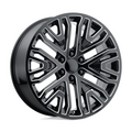 Performance Replicas PR197 24x10 Gloss Black Milled Wheel with 6x139.7 Bolt Pattern and +31 Offset