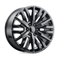 Performance Replicas PR198 20x9 Gloss Black Wheel with 6x139.7 Bolt Pattern and 78.10mm Center Bore
