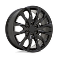 Performance Replicas PR210 24x10 Inch Gloss Black Wheel with 6x139.7 Bolt Pattern and 78.10mm Center Bore