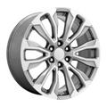 Performance Replicas PR211 26x10 Silver Machined Face Wheel with 6x139.7 Bolt Pattern and 78.1mm Center Bore
