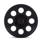 Pro Comp Alloys PA201 Heritage 17x8 Matte Black Wheel with 5x114.3 Bolt Pattern and +0 Offset