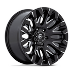 Fuel 1PC D828 QUAKE 18x9 Gloss Black Milled Wheel with 6x139.7 Bolt Pattern and 106.10 Center Bore